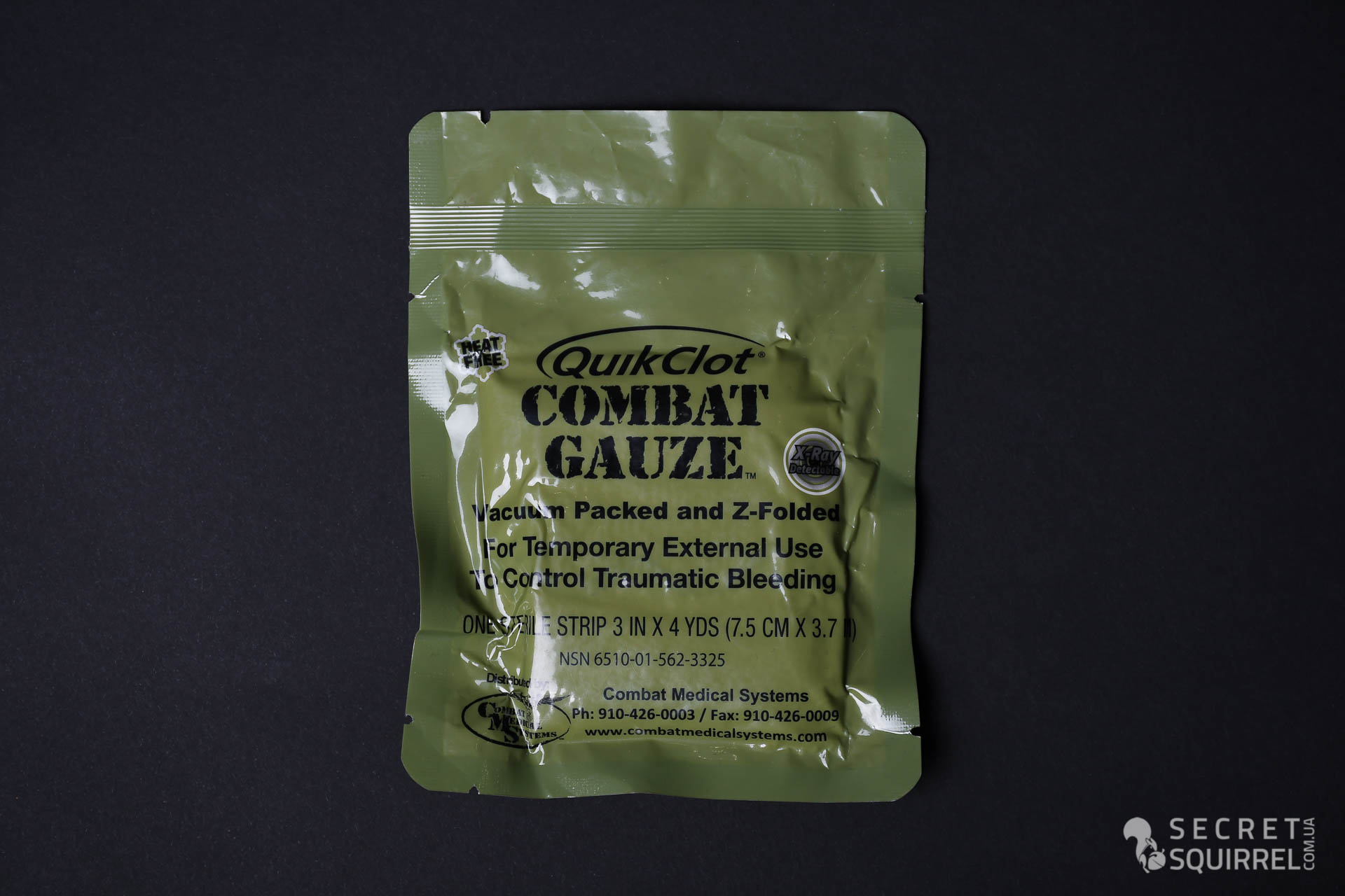 Огляд перев’язувального матеріалу Z-Medica Quikclot Combat Gauze