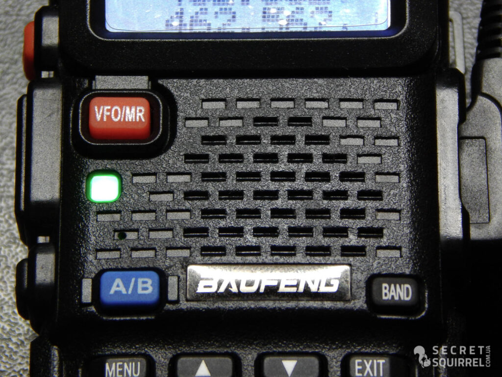 Програмування Baofeng UV-5R: індикація запису налаштувань - secretsquirrel.com.ua
