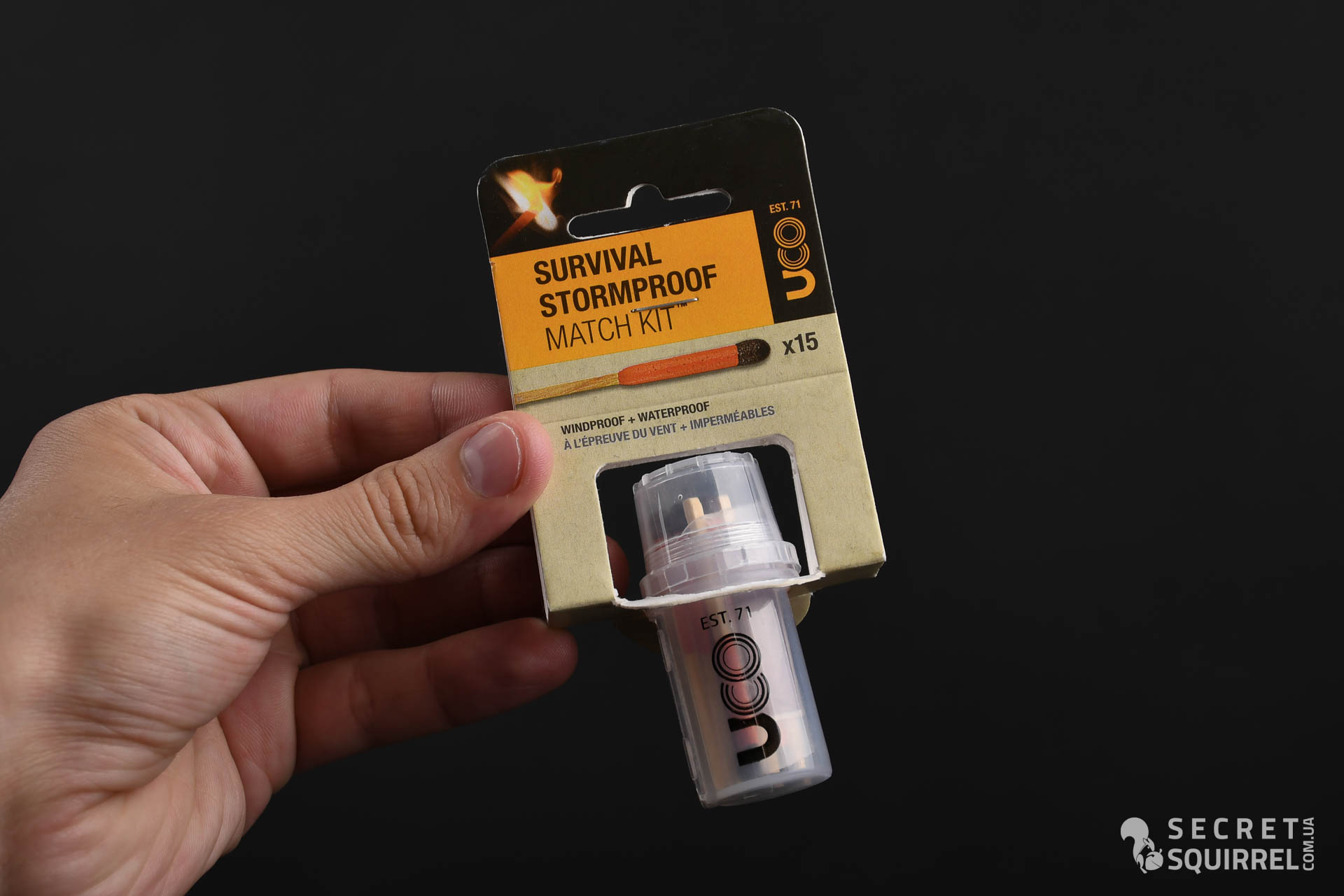 Огляд сірників UCO Survival Stormproof Match Kit