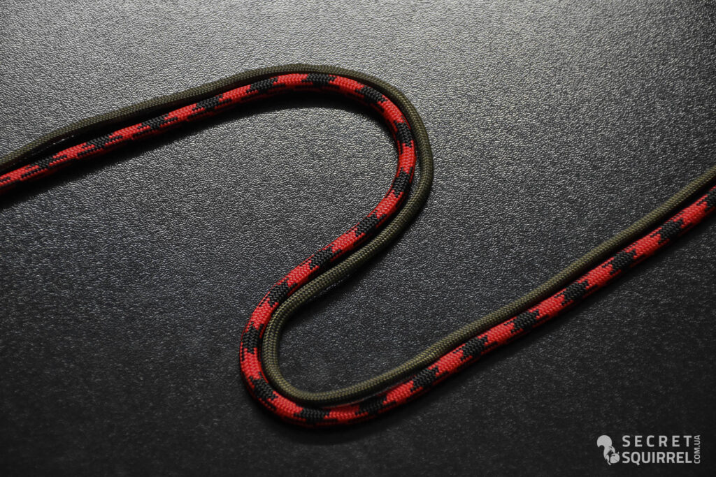 Guardian Paracord Powercord 1000: порівняння діаметру з Type-III паракордом - secretsquirrel.com.ua